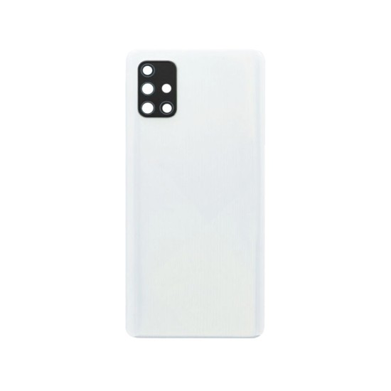Back Cover+Camera Lens Samsung Galaxy A71/A715 White Back Cover+Camera Lens Samsung Galaxy A71/A715 White